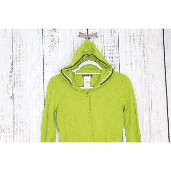Patagonia Water Girl  Merino Wool Full Zip Hoodie Sweatshirt Size M - Picture 3 of 9